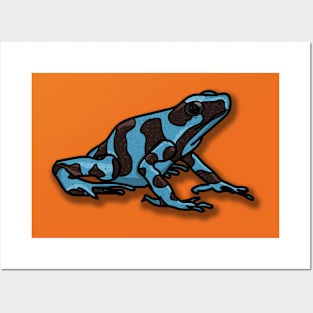 Digital Drawing Poison Dart Frog Posters and Art
